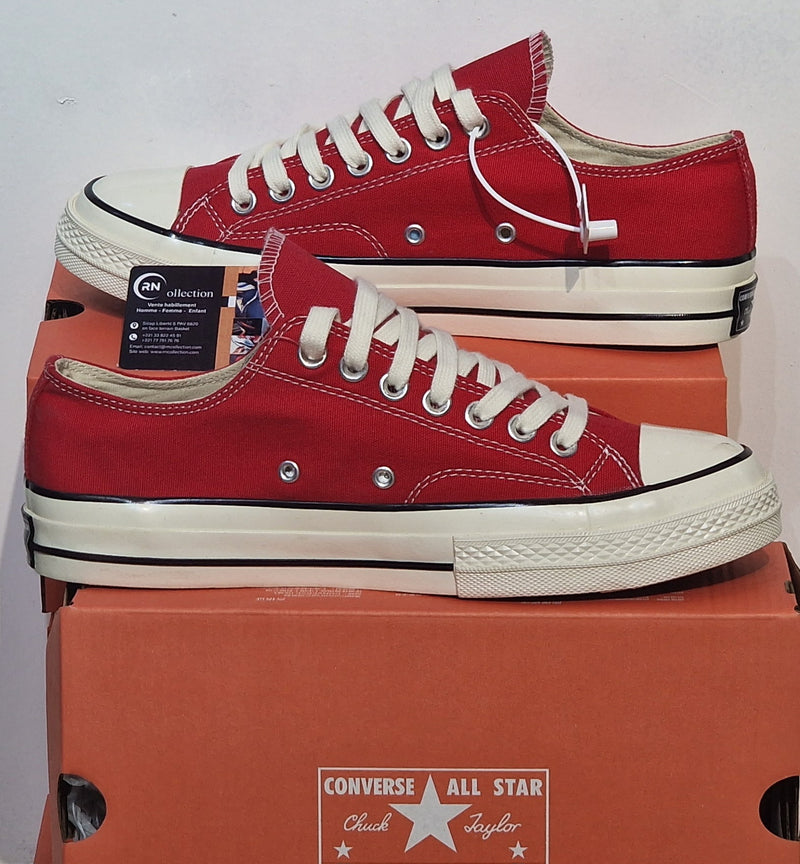 All star coupé Rouge