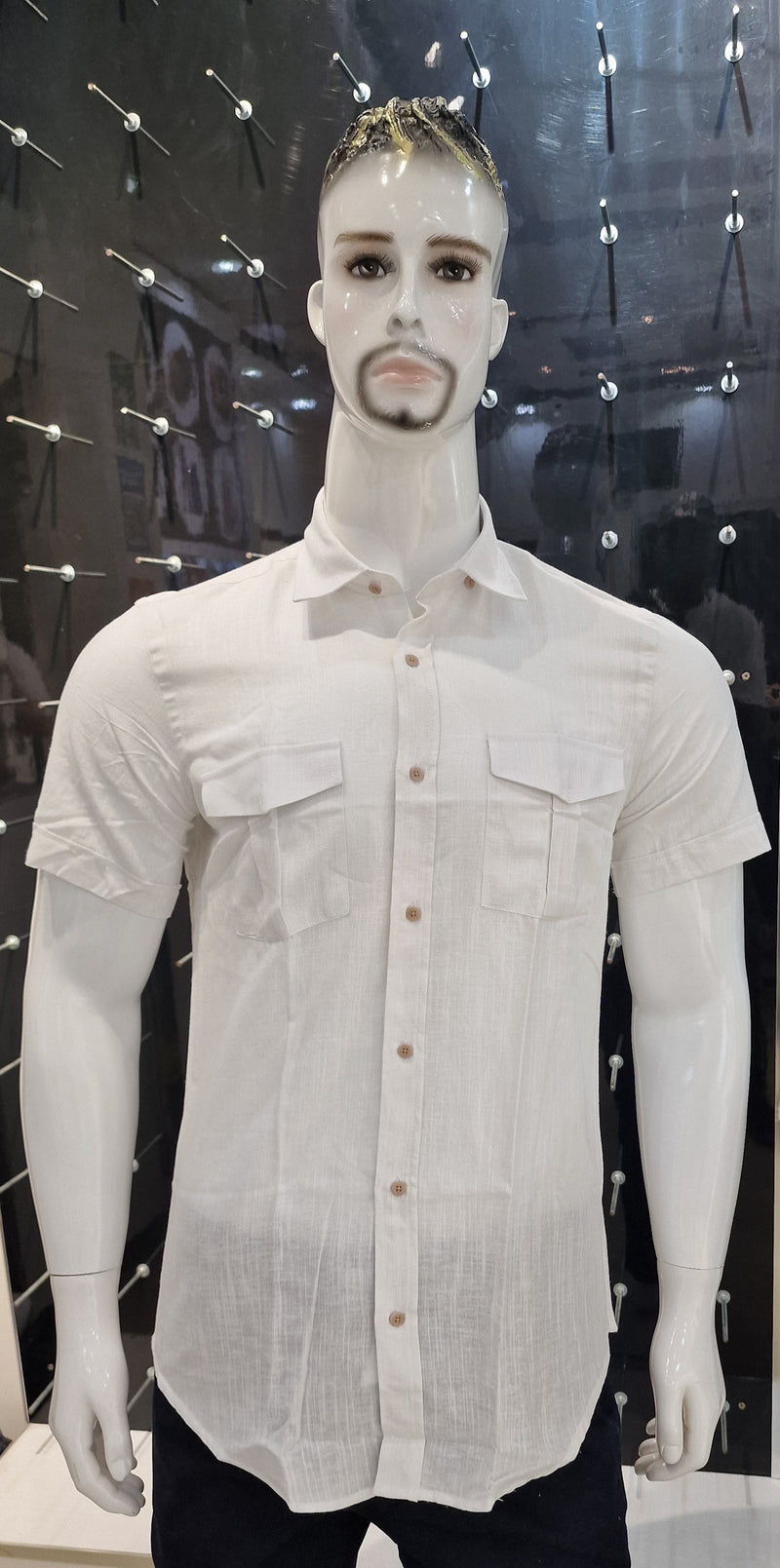 Chemise CM Blanc Lin