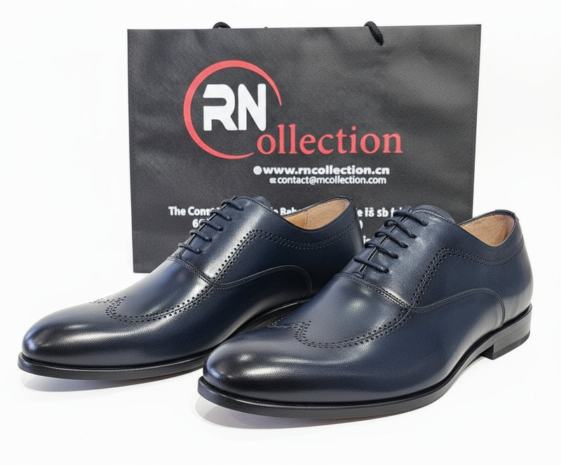 Chaussure Cuir 970# Bleu