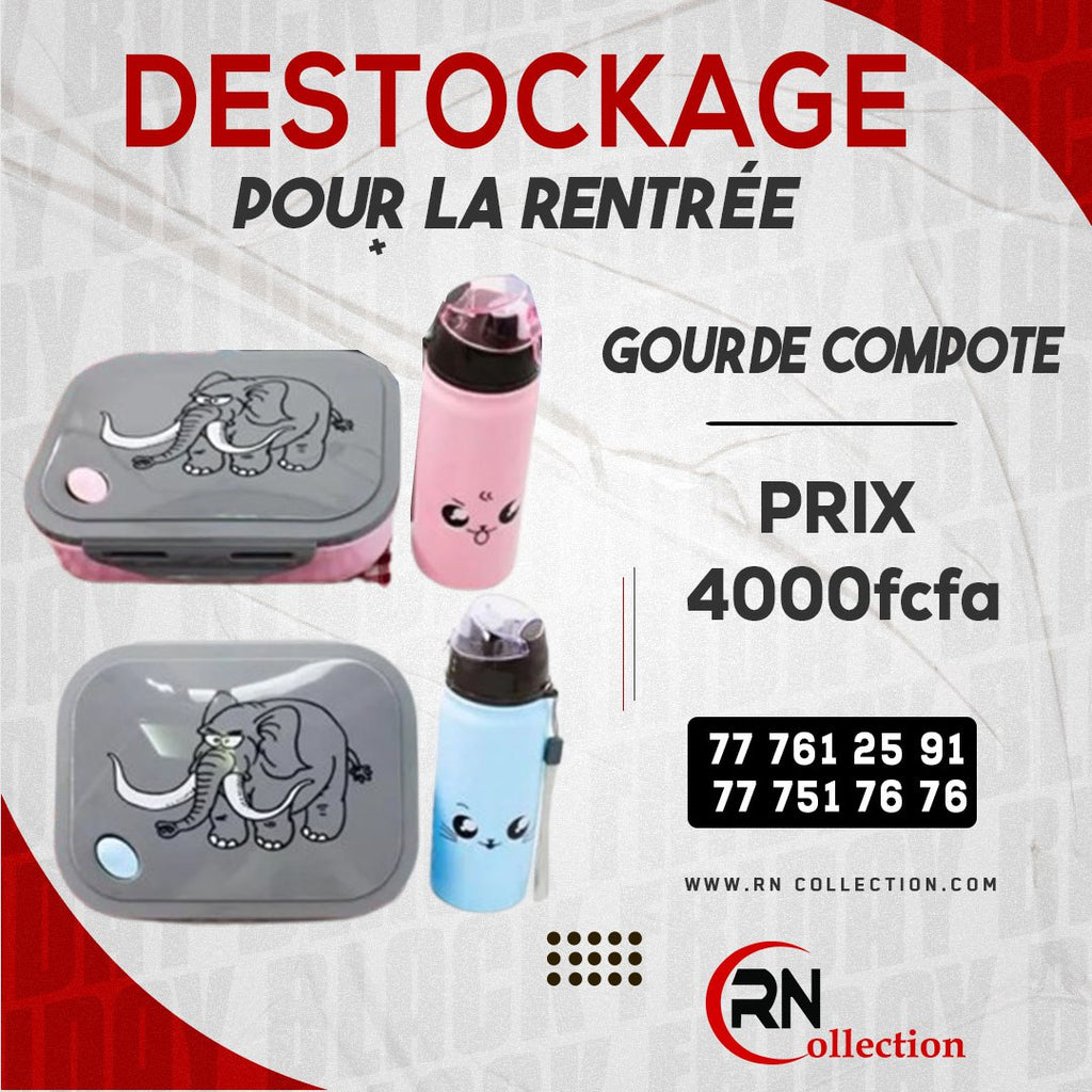 Gourde + compote éléphant