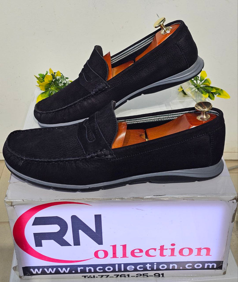 Mocassin R103 Daim Noir