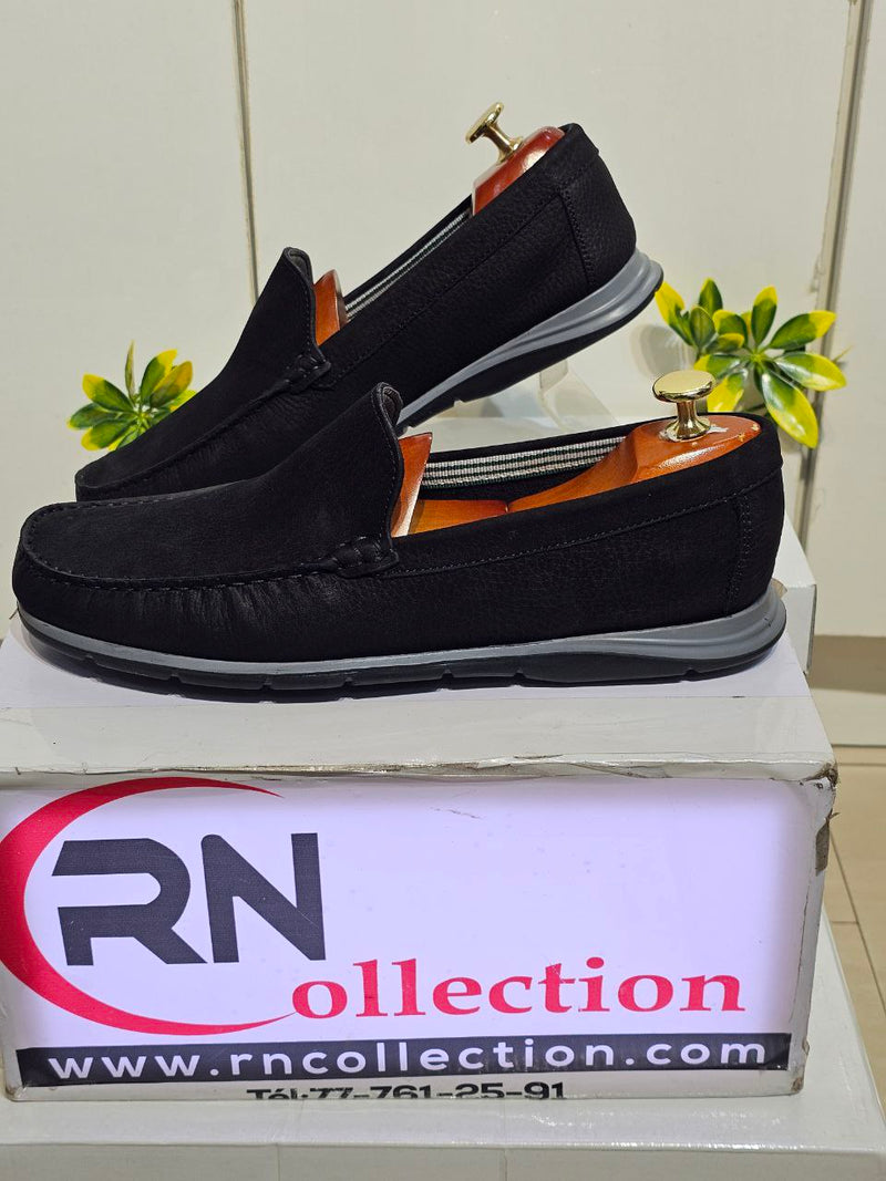 Mocassin R101 Daim Noir