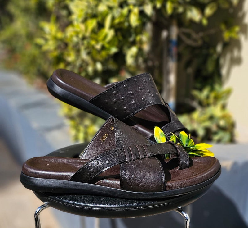 Sandale Cuir 2090# Marron