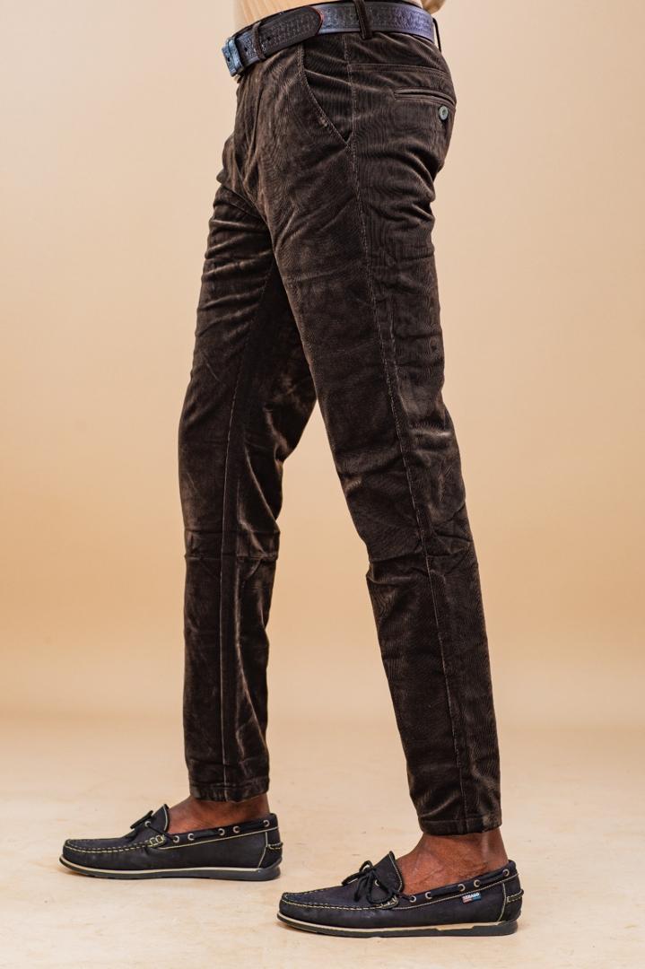 Pantalon velour vert