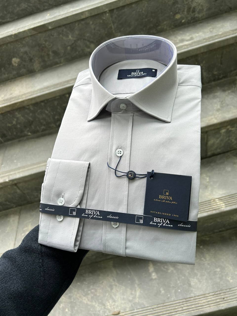 Chemise LM Briva Gris Clair