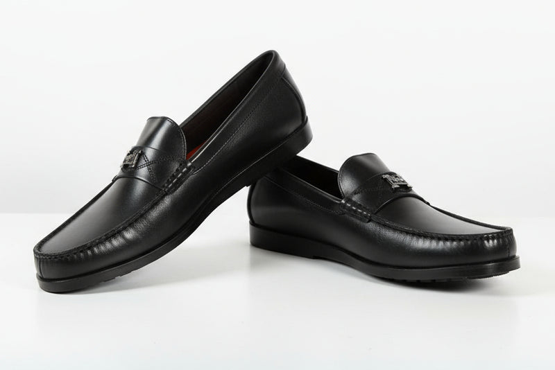 Mocassin Cuir 2# Noir