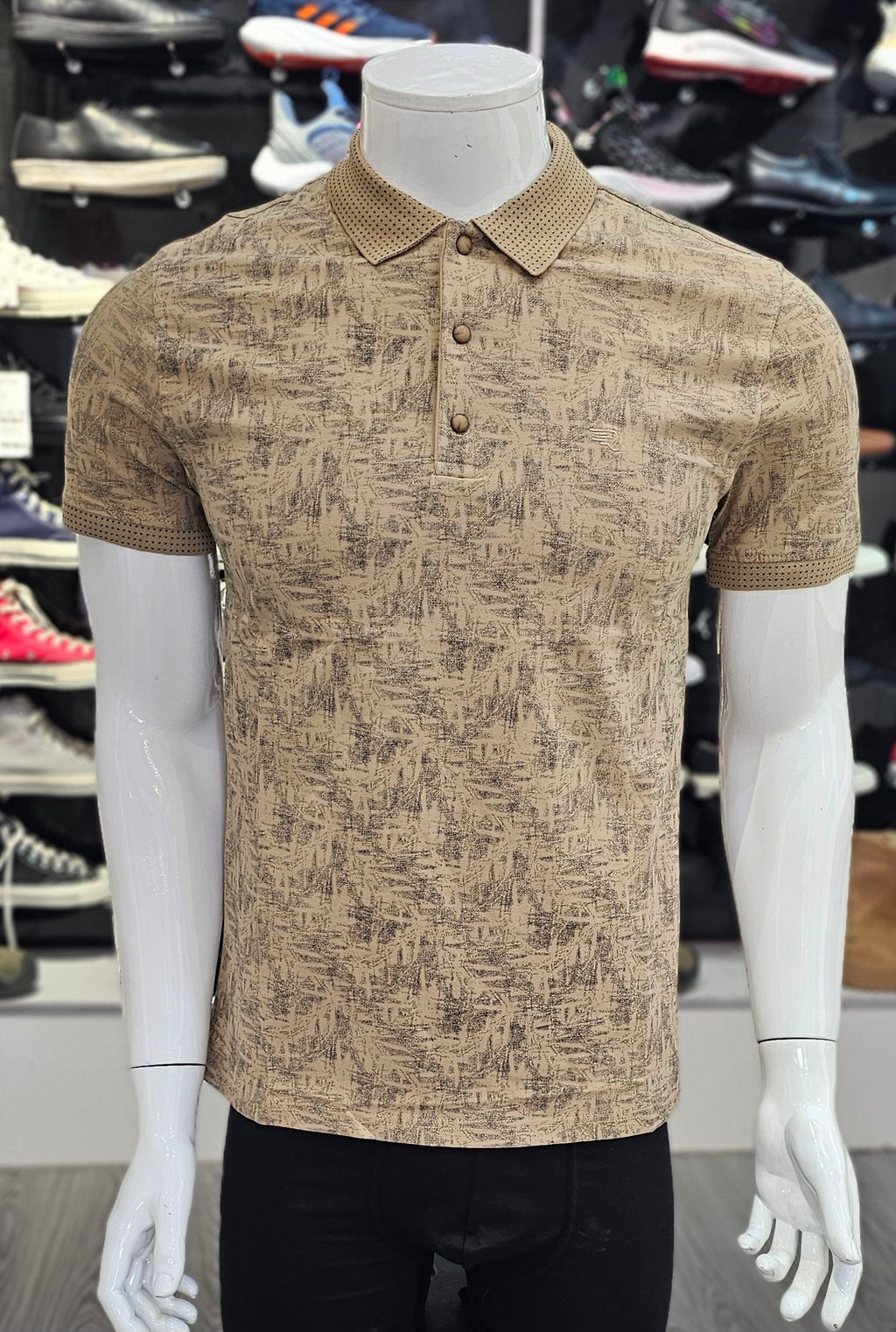 Polo Rys beige kakki