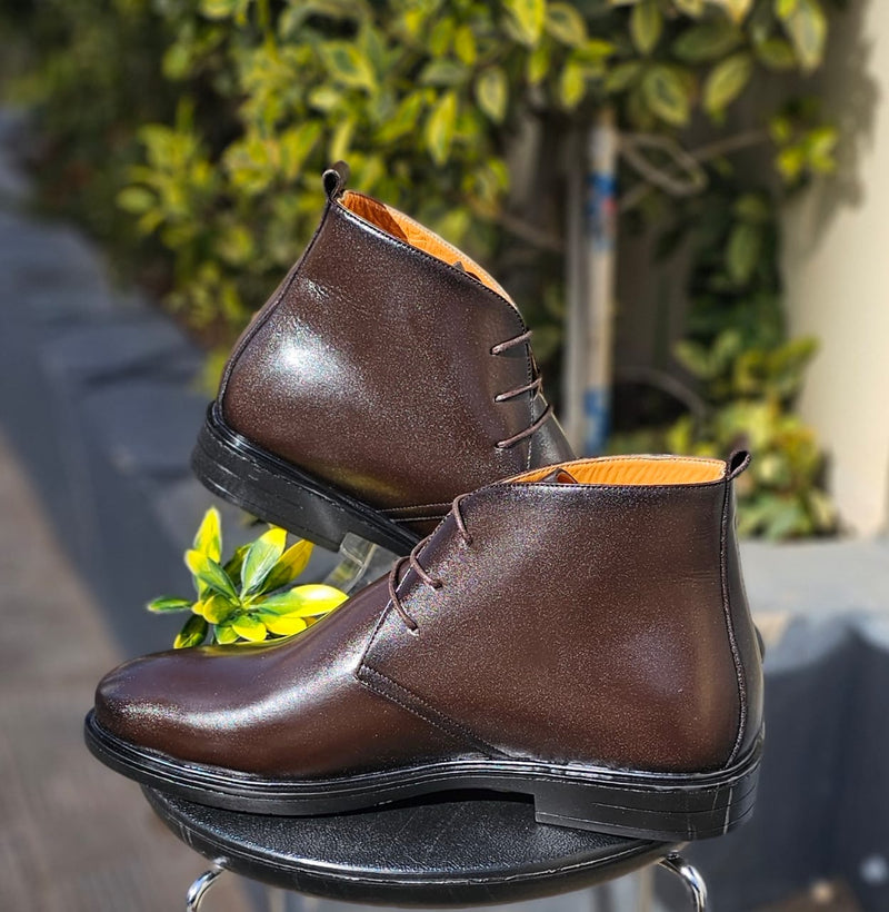 Botte Cuir 144# Marron