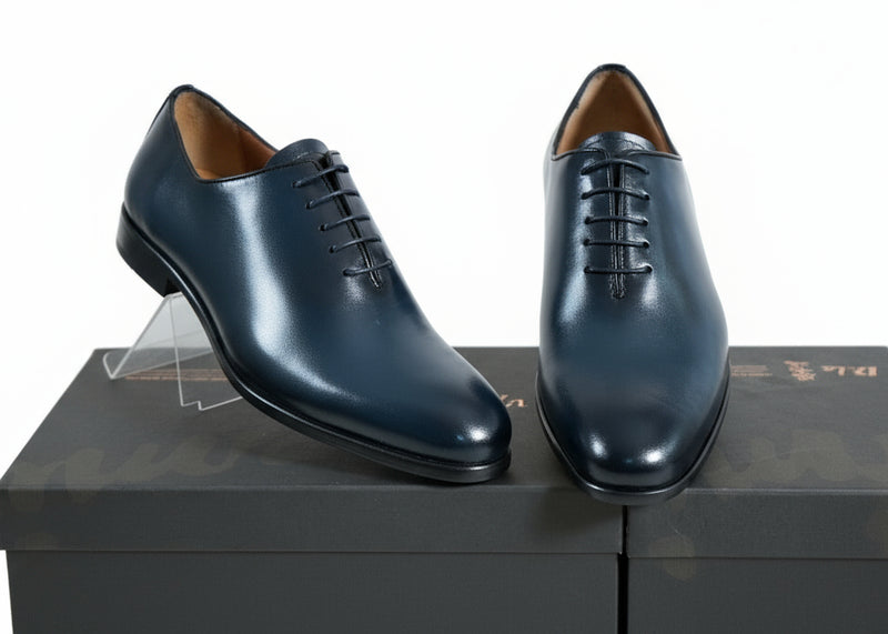 Chaussure Cuir 7222# Bleu