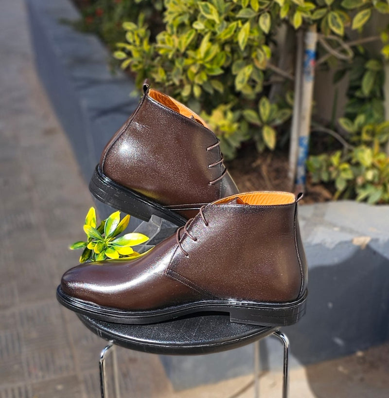Botte Cuir 144# Marron