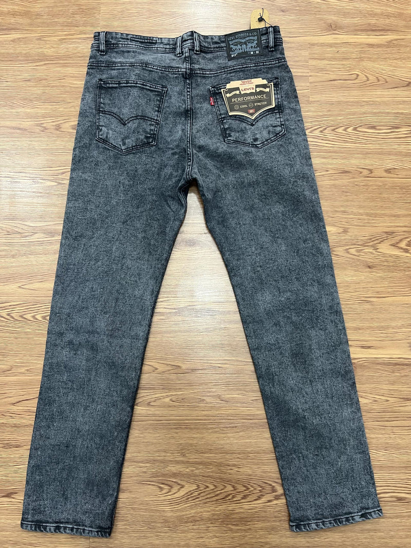 Jeans Levis gris délavé