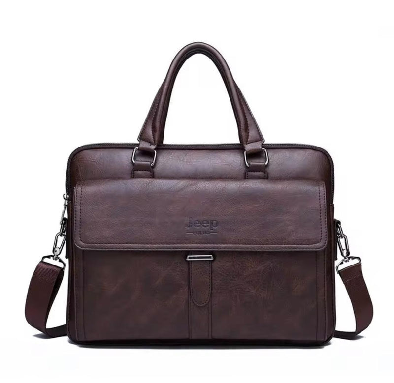 Sac Cartable cuir Marron