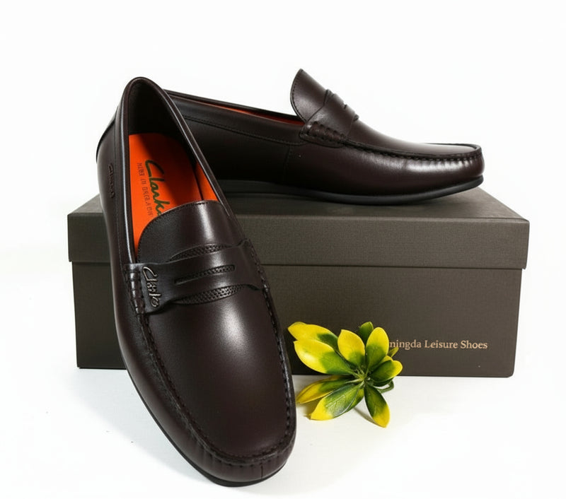 Mocassin Cuir 4# Marron