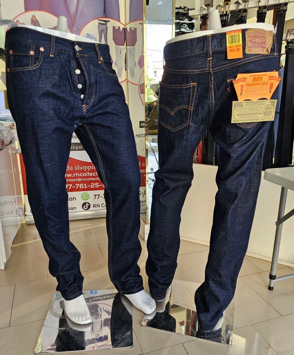 Jean Levis bleu foncé