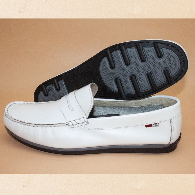 Mocassin R30 Blanc