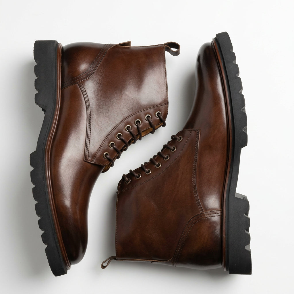 Botte Cuir BT9005# Marron