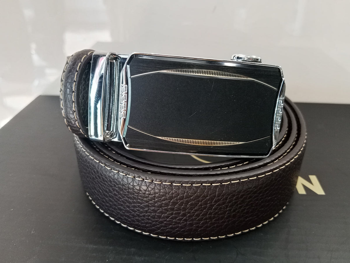 Ceinture Cuir Reglage MH Marron