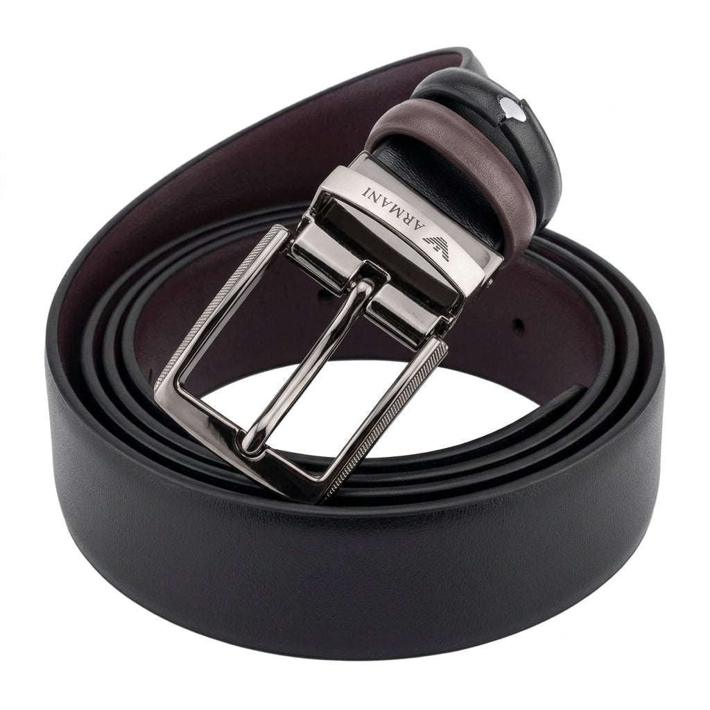 Ceinture Cuir Double Face Armani N/M