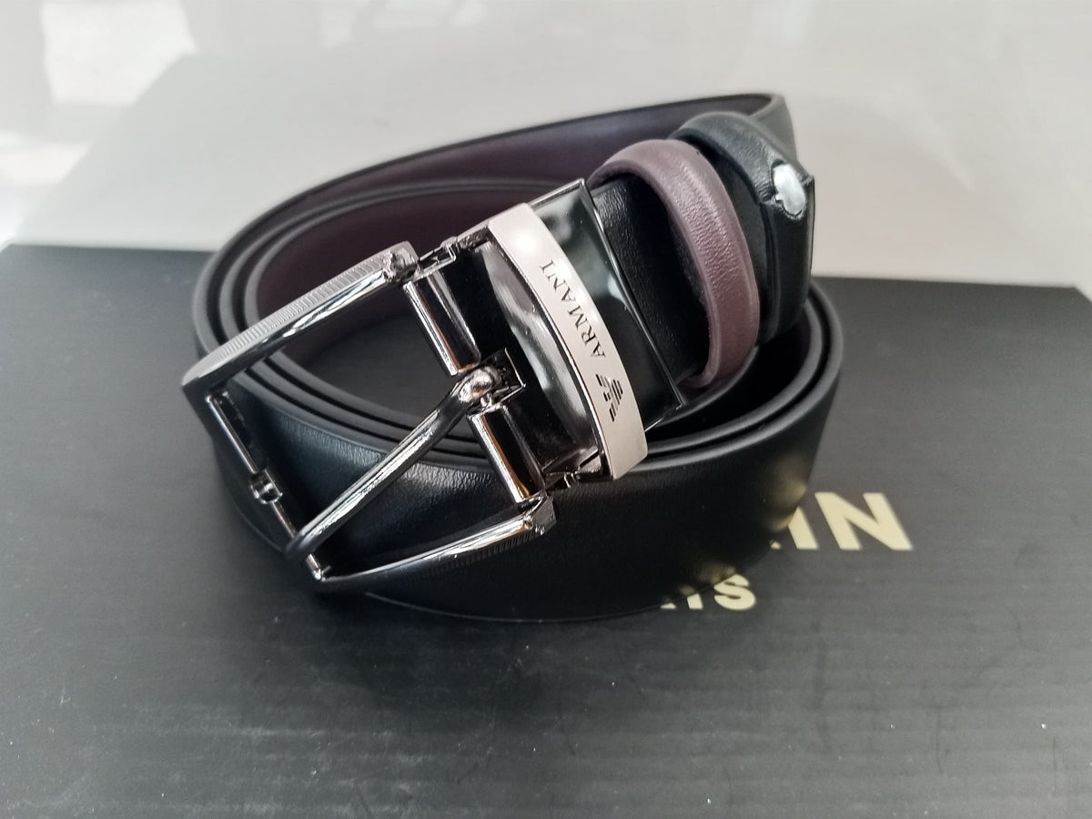 Ceinture Cuir Double Face Armani N/M