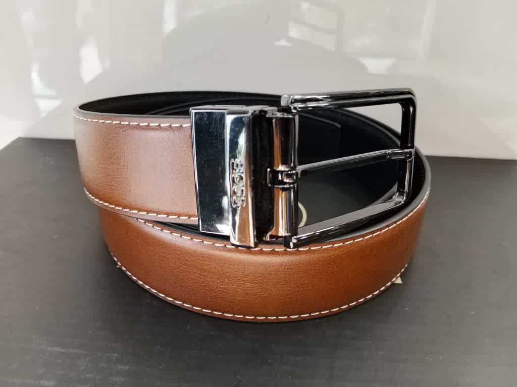 Ceinture Cuir Double Face Boss T/N