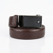 Ceinture Cuir Reglage MR Marron