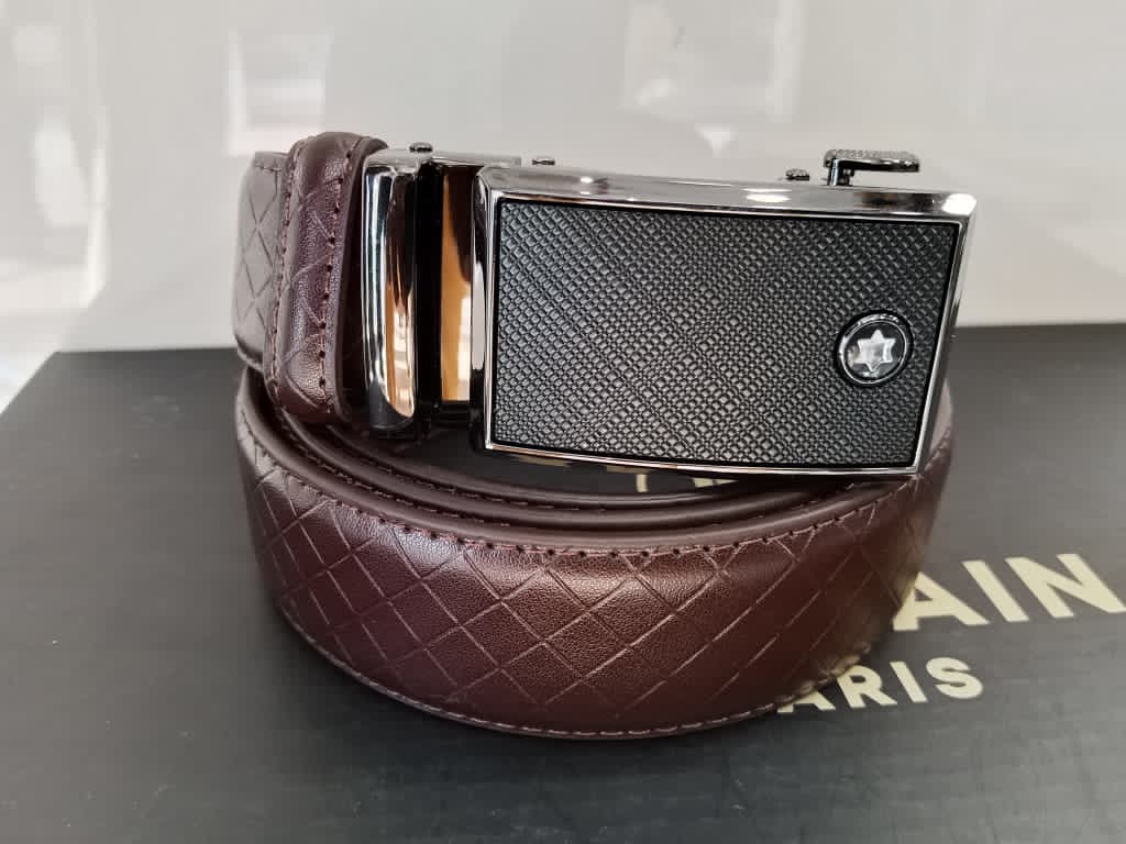 Ceinture Cuir Reglage MR Marron