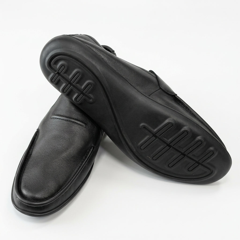 Mocassin Cuir C6019# Noir