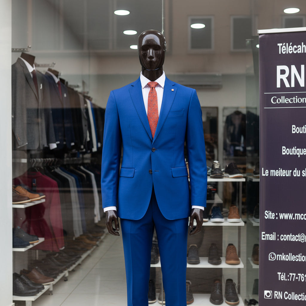 Ensemble costumes 2piéces bleu big