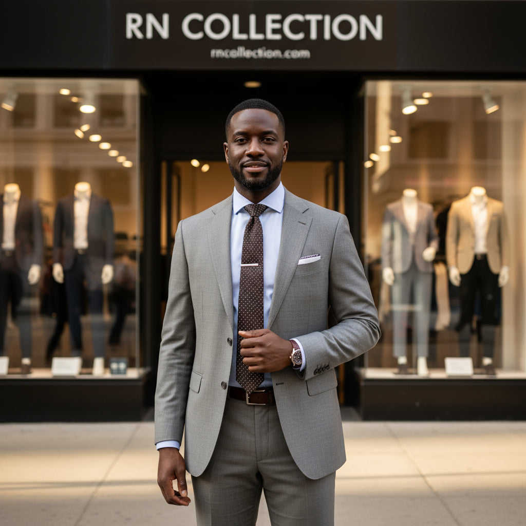 Ensemble costume 2pieces gris clair