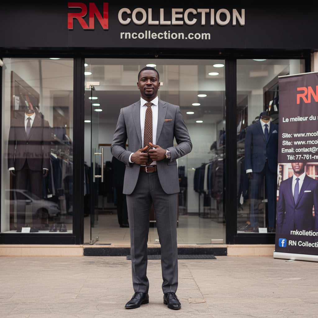 Ensemble costume gris de fer 30#