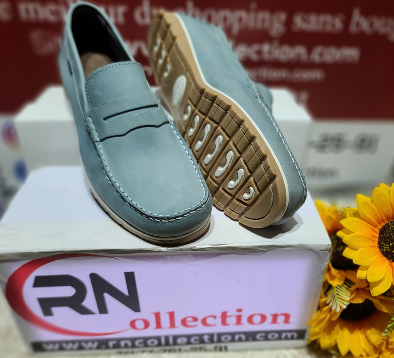 Mocassin dain R103 Gris