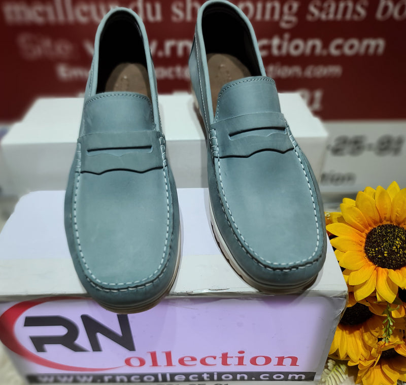 Mocassin dain R103 Gris