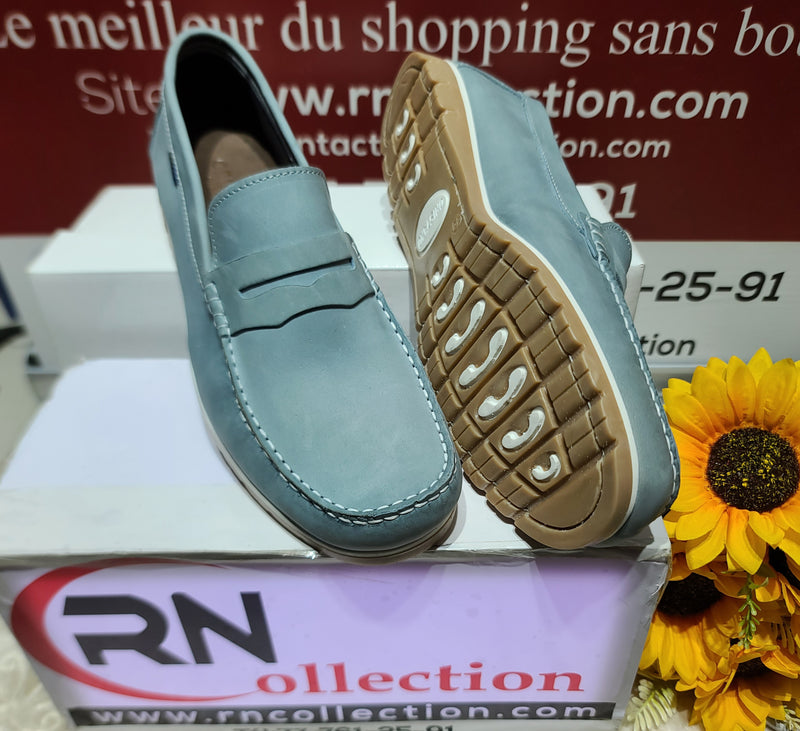 Mocassin dain R103 Gris