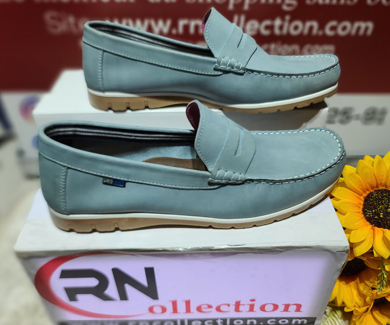 Mocassin dain R103 Gris