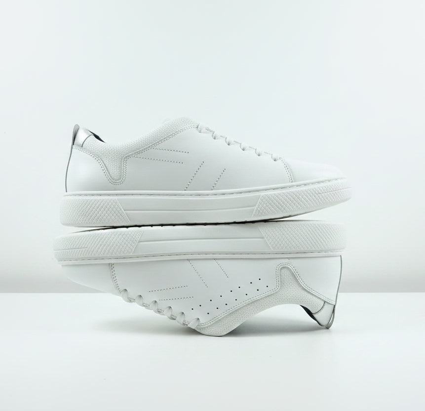 Basket Cuir T37 Blanc
