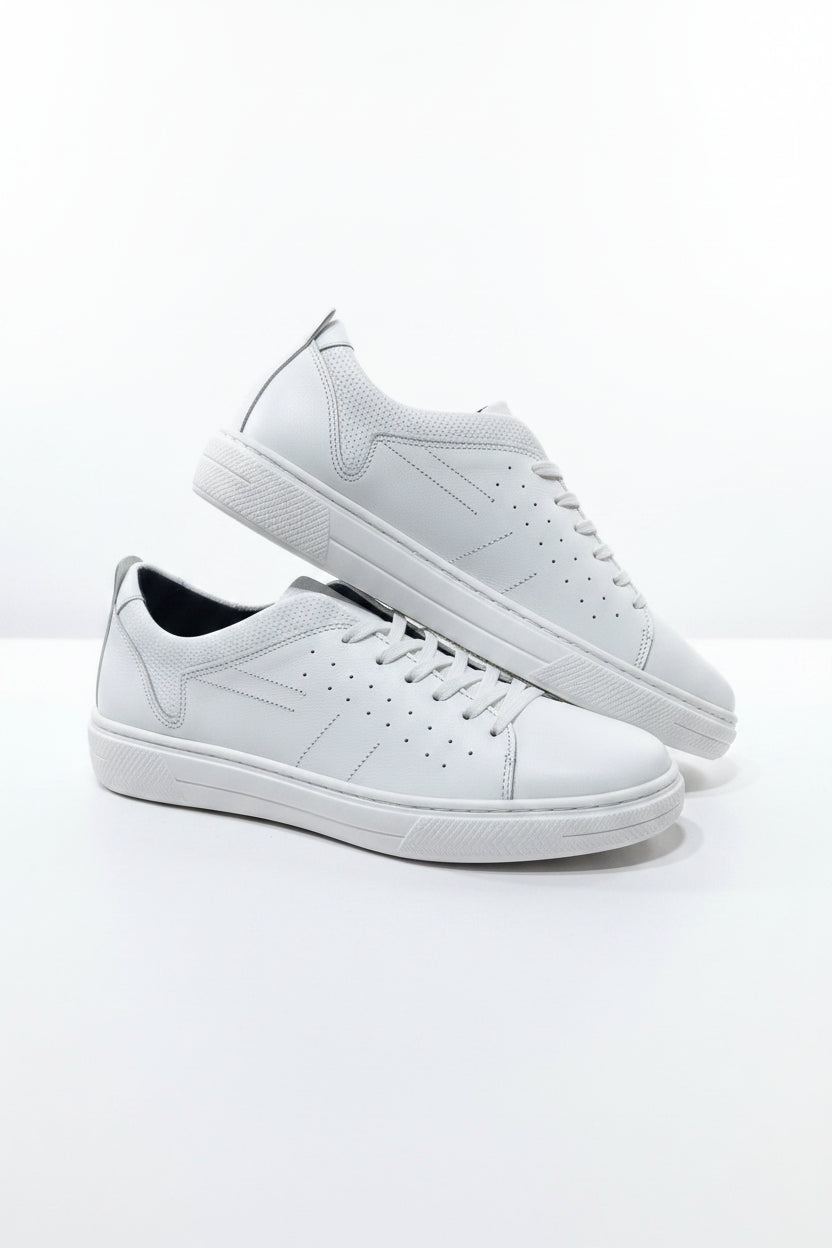 Basket Cuir T37 Blanc