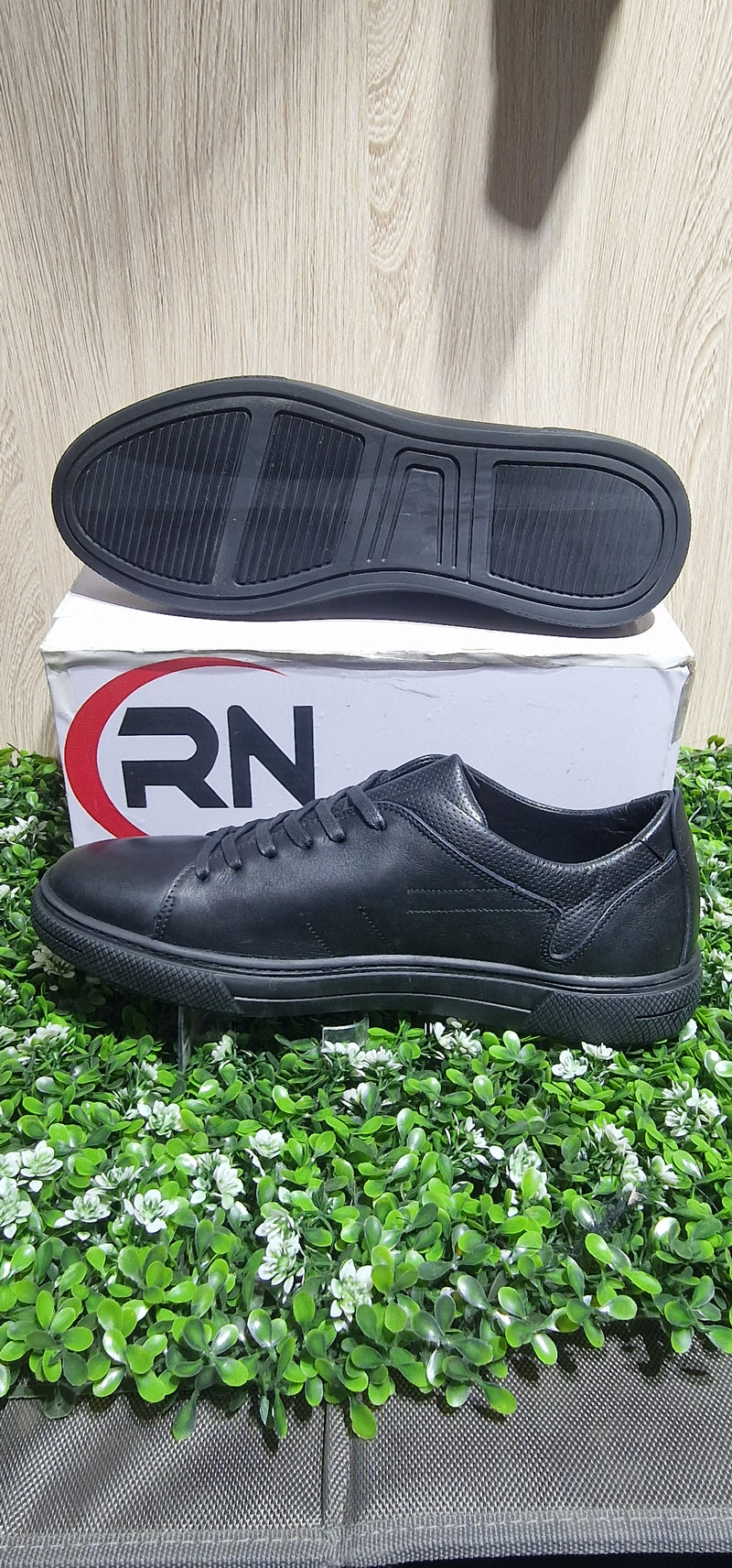 Basket cuir T37 Noir