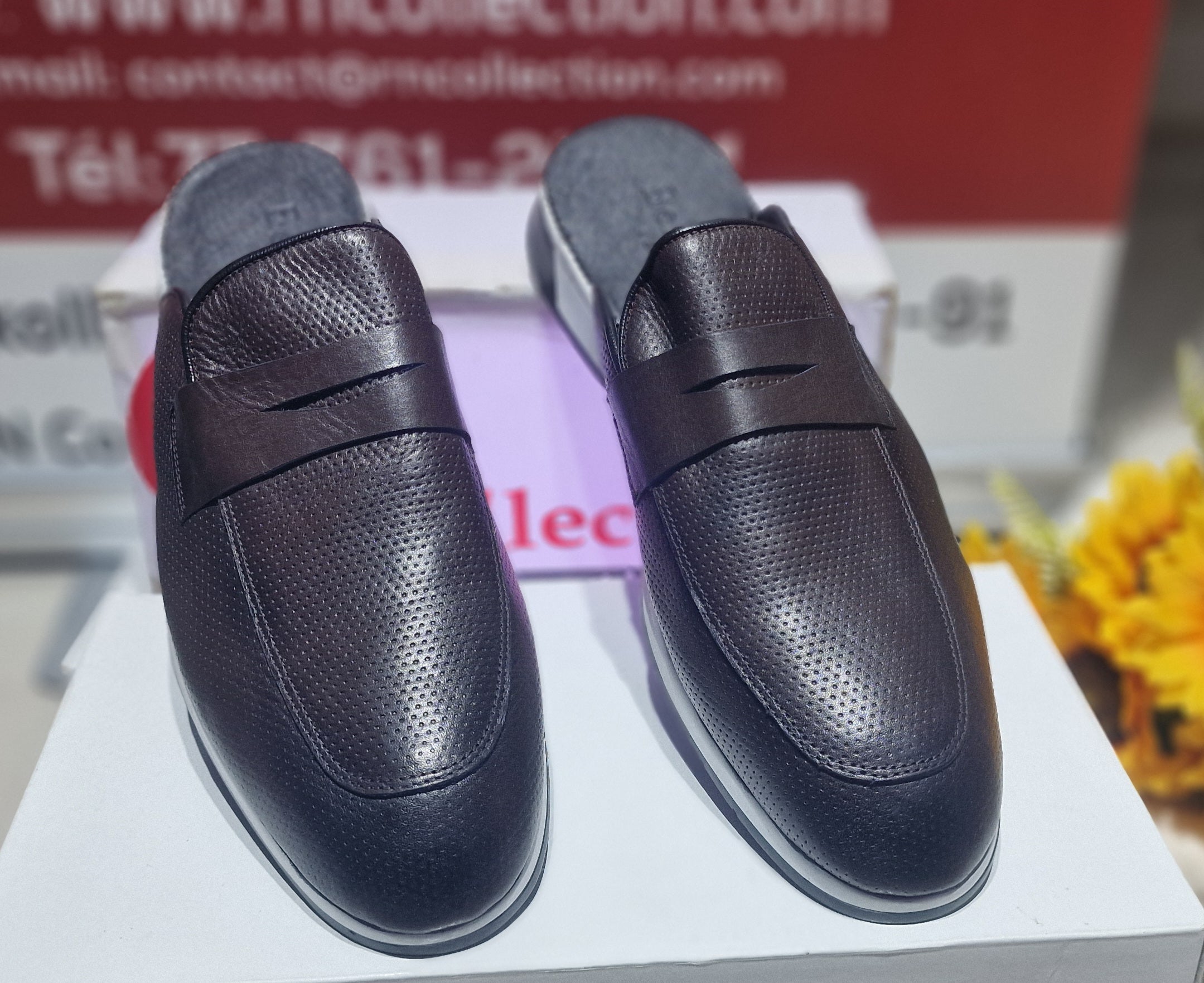 Babouche Berlutti Marron