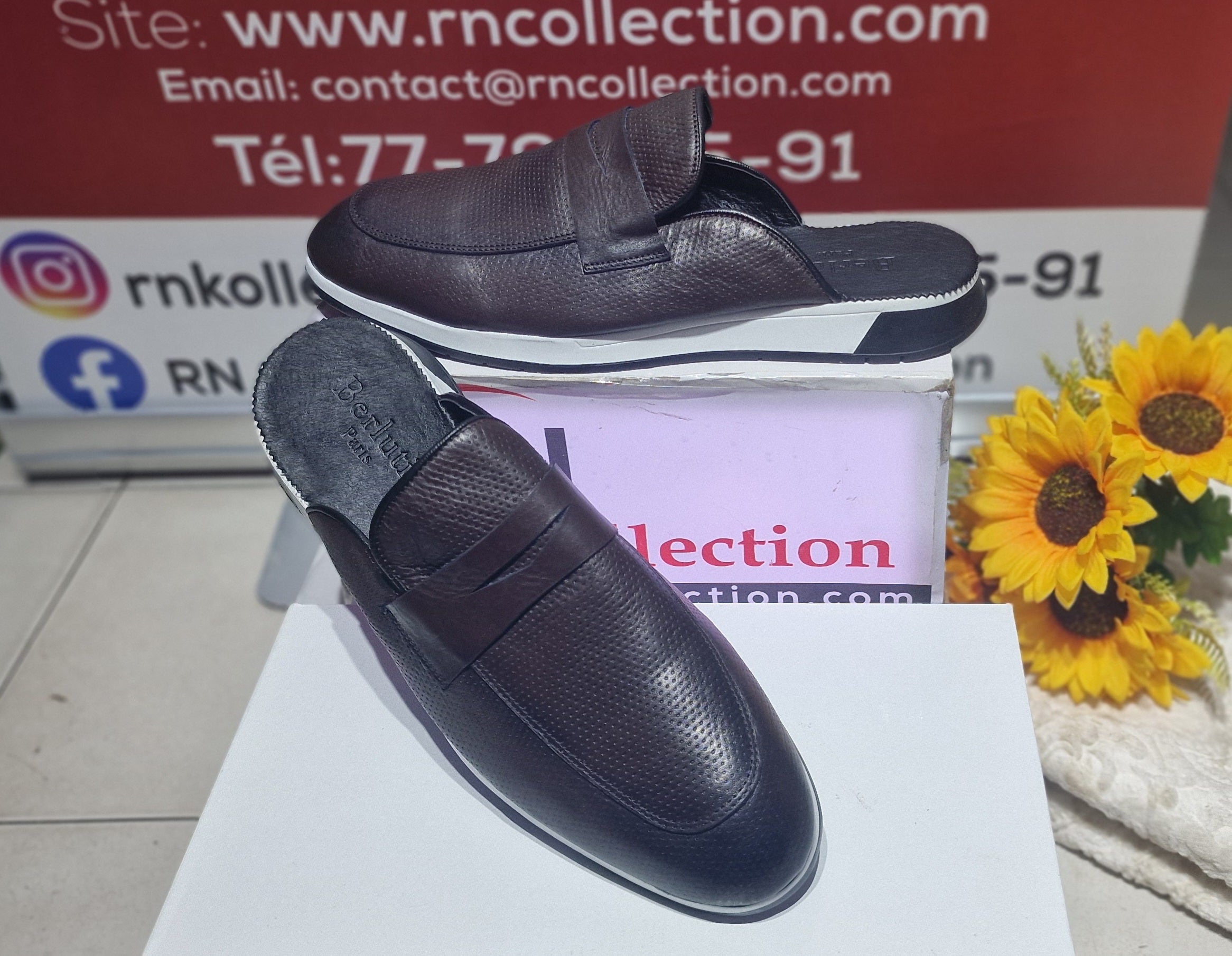 Babouche Berlutti Marron