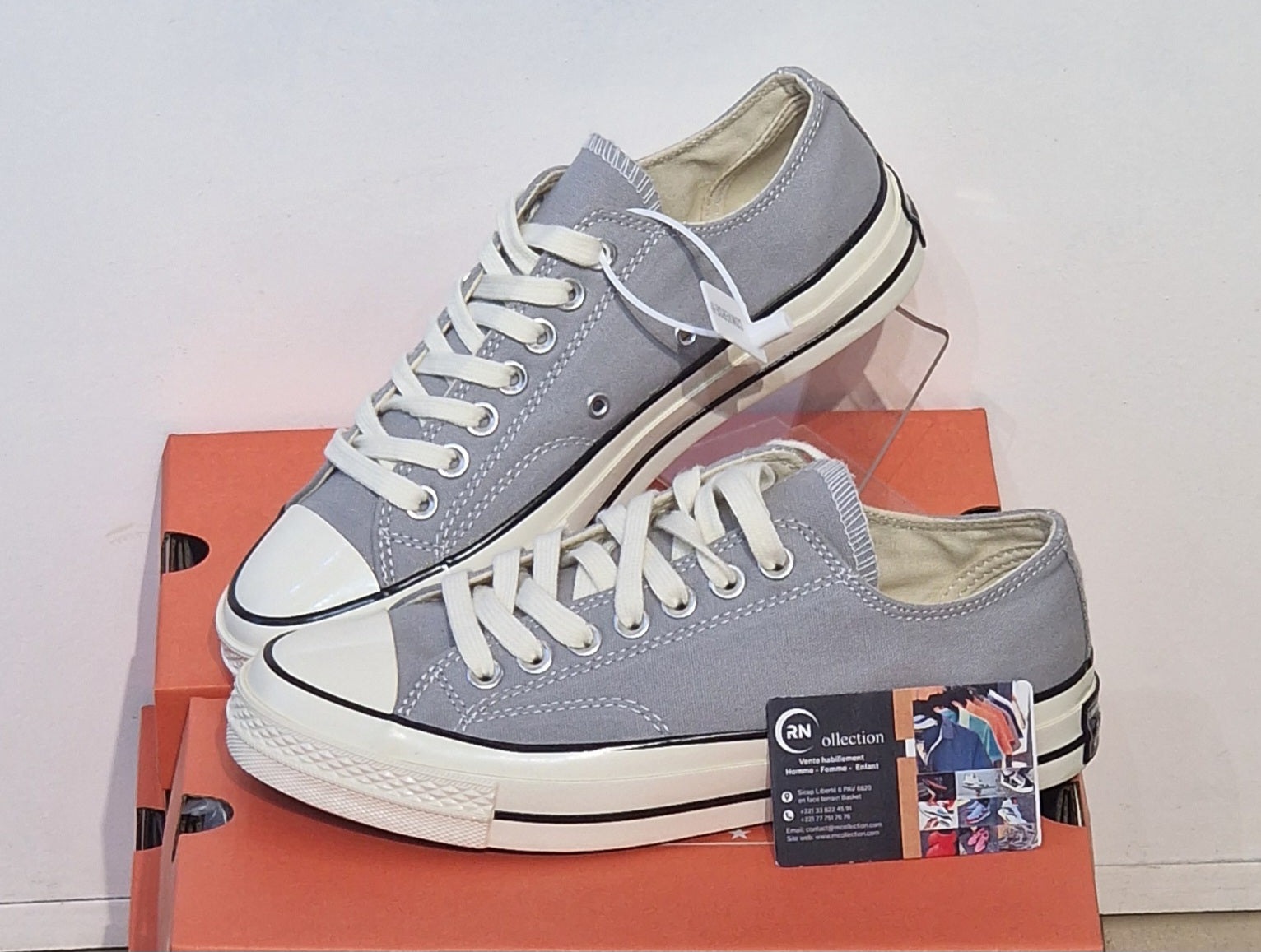 All star coupé Gris