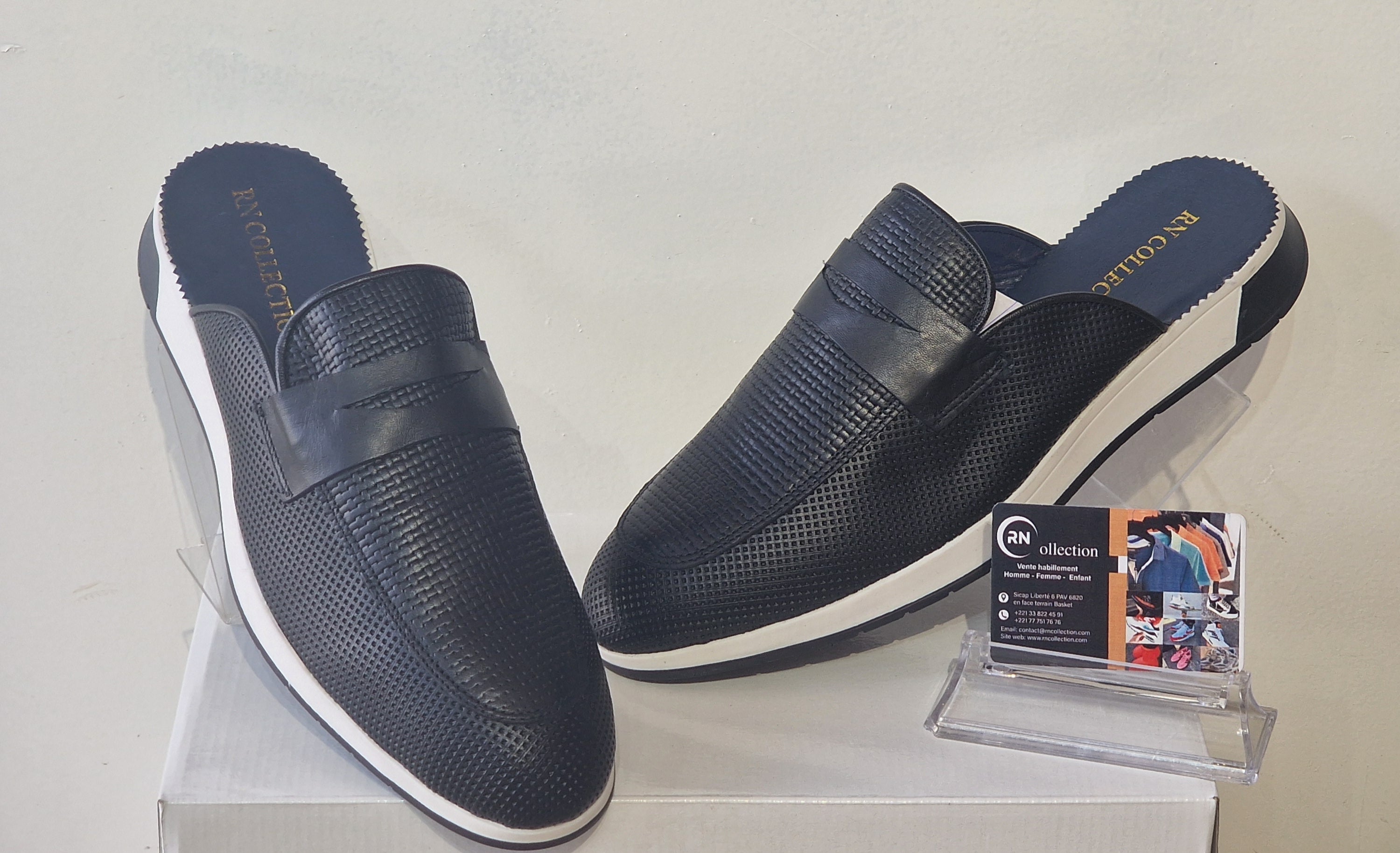 Babouche berlutti Noir