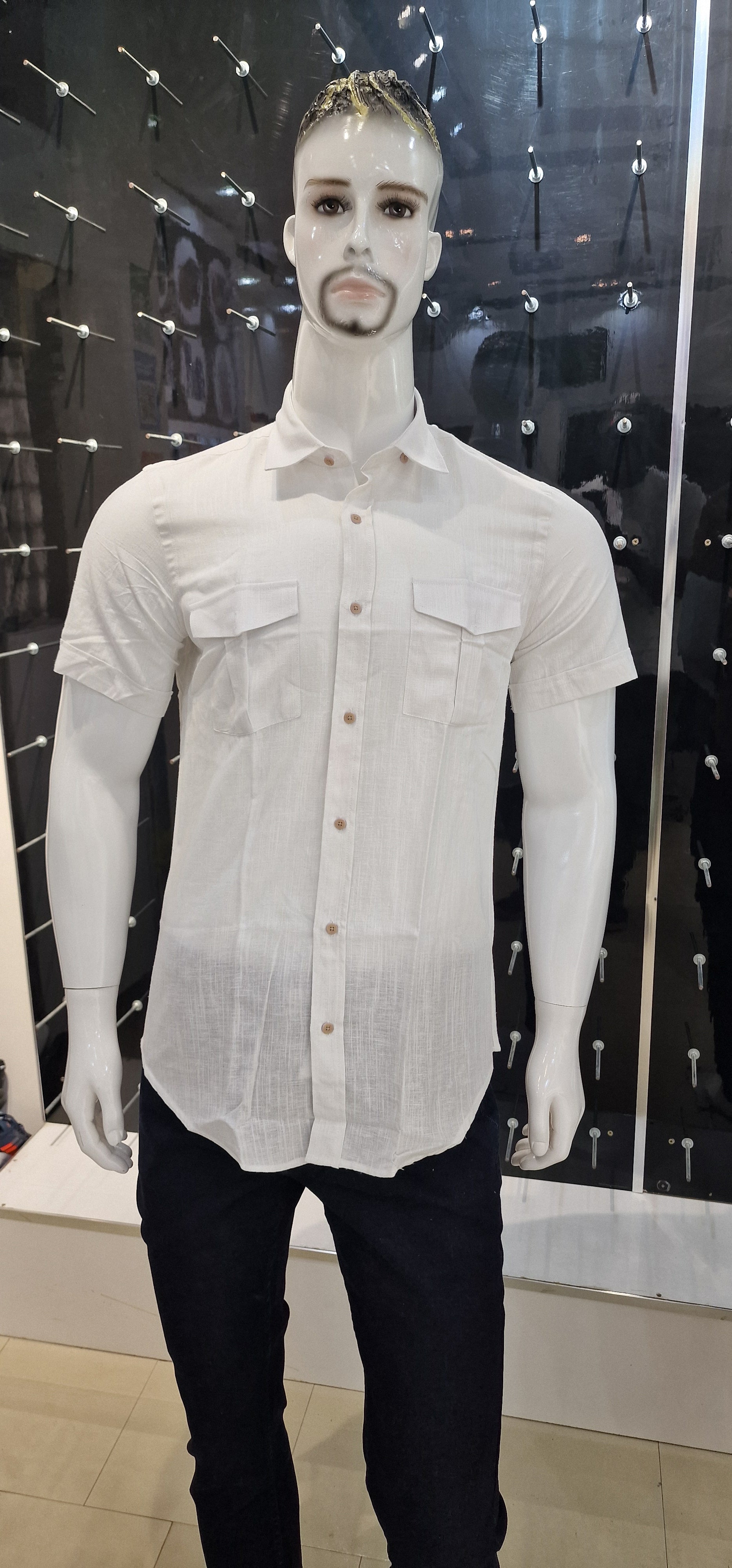 Chemise CM Blanc Lin