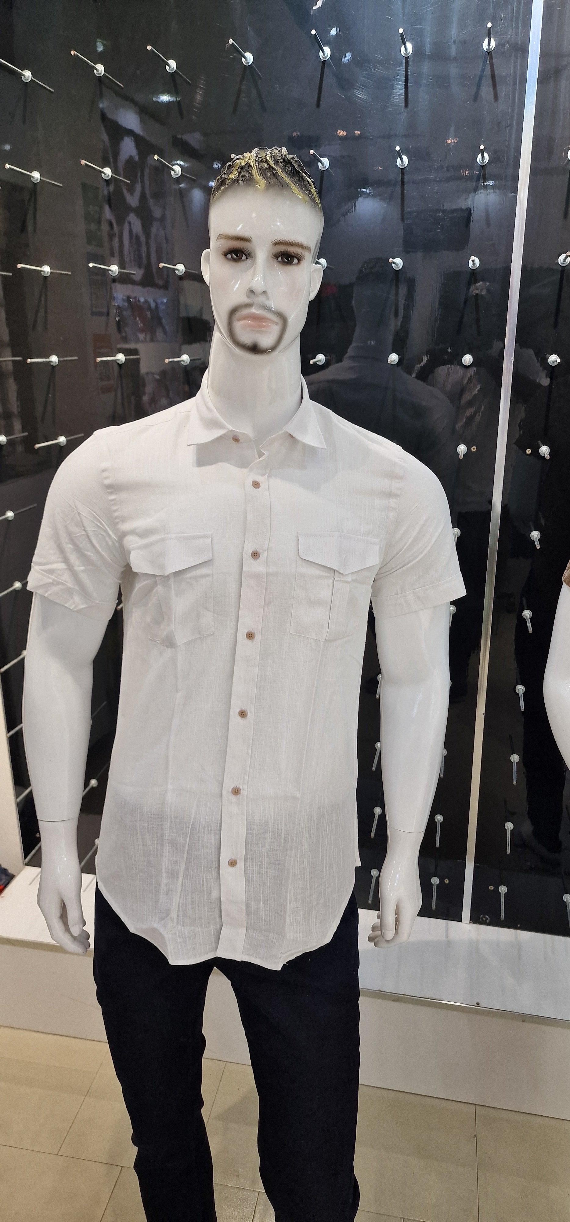 Chemise CM Blanc Lin