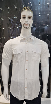 Chemise CM Blanc Lin