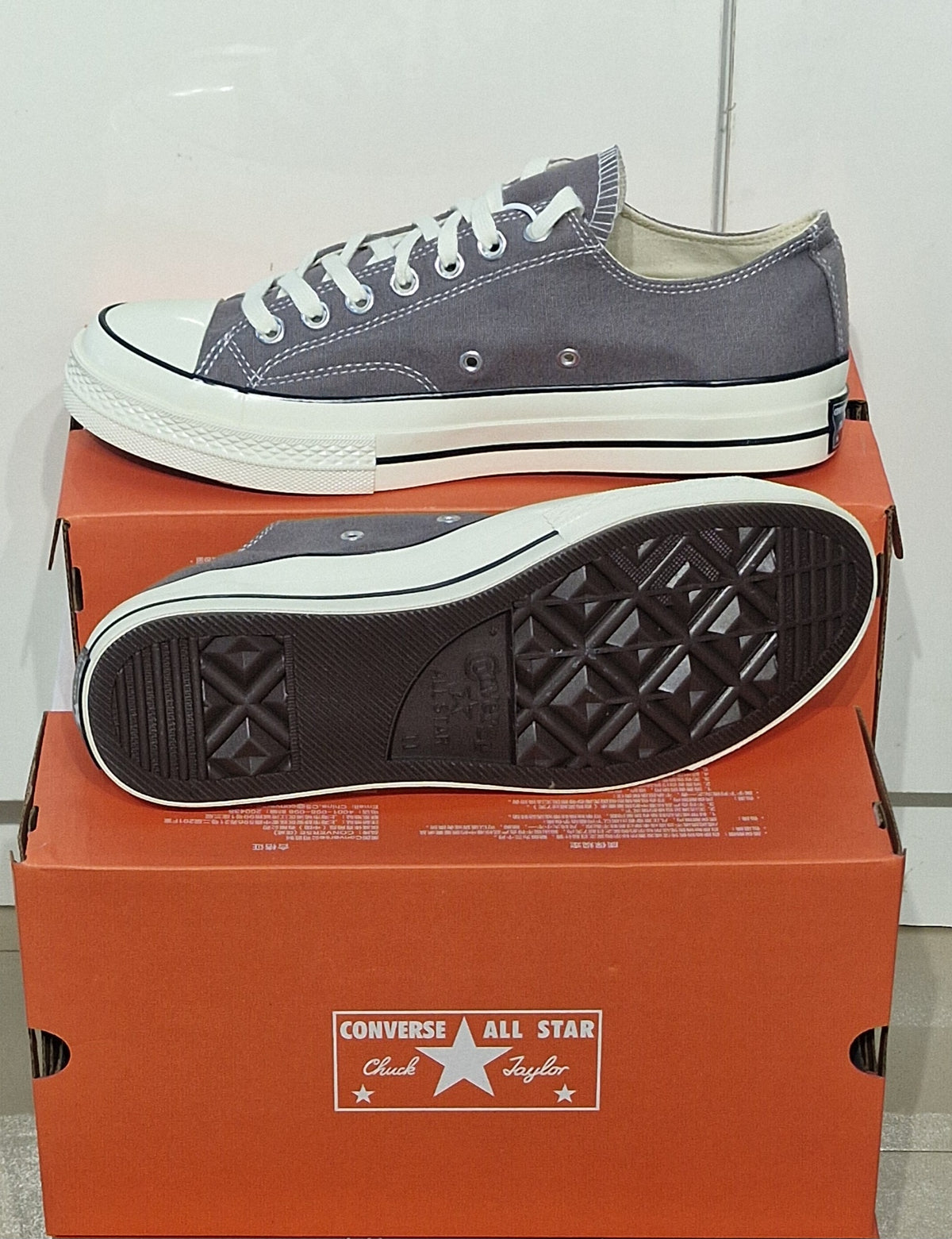 All Star Coupé Gris Foncé