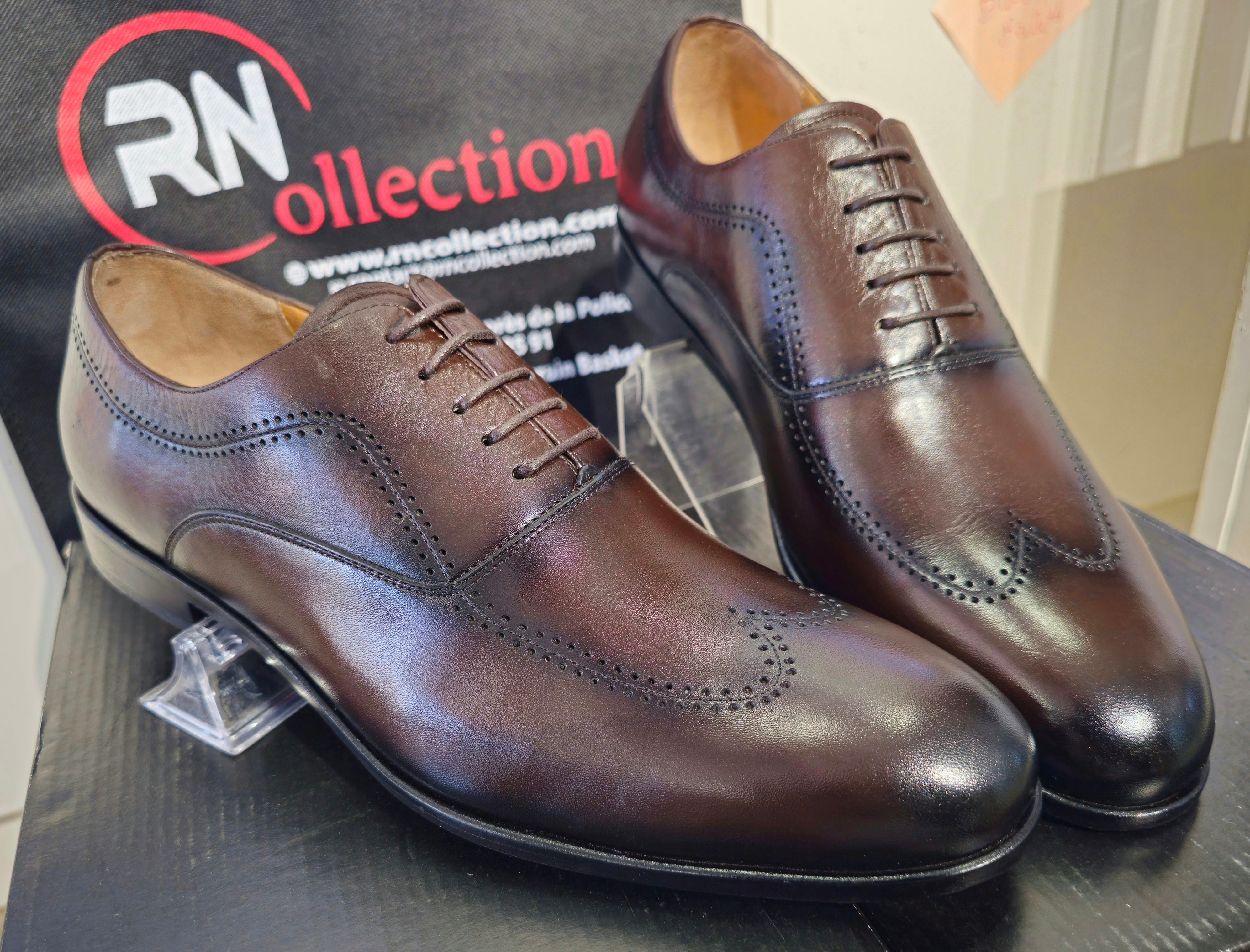 Chaussure Cuir 970# Marron