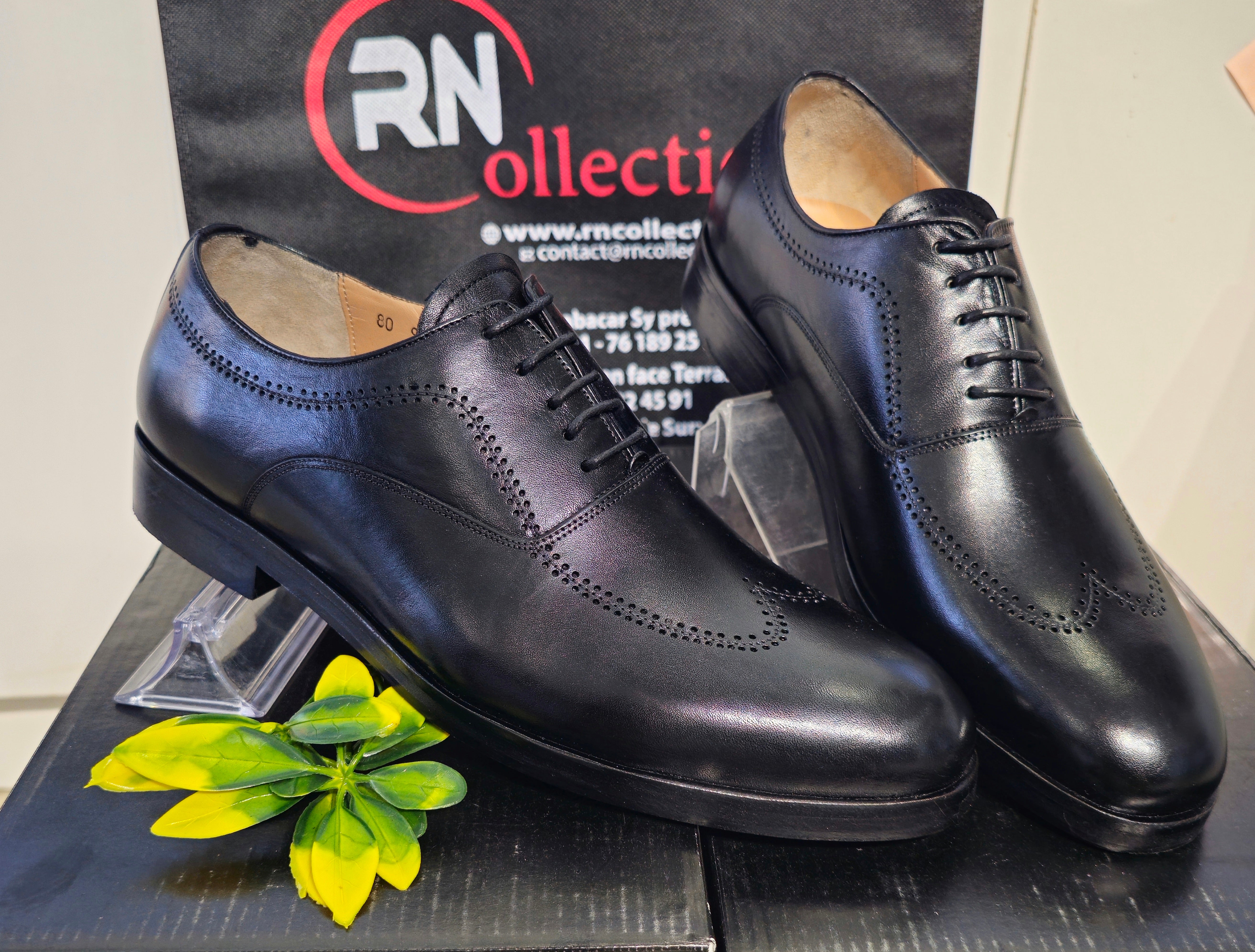 Chaussure Cuir 970# Noir