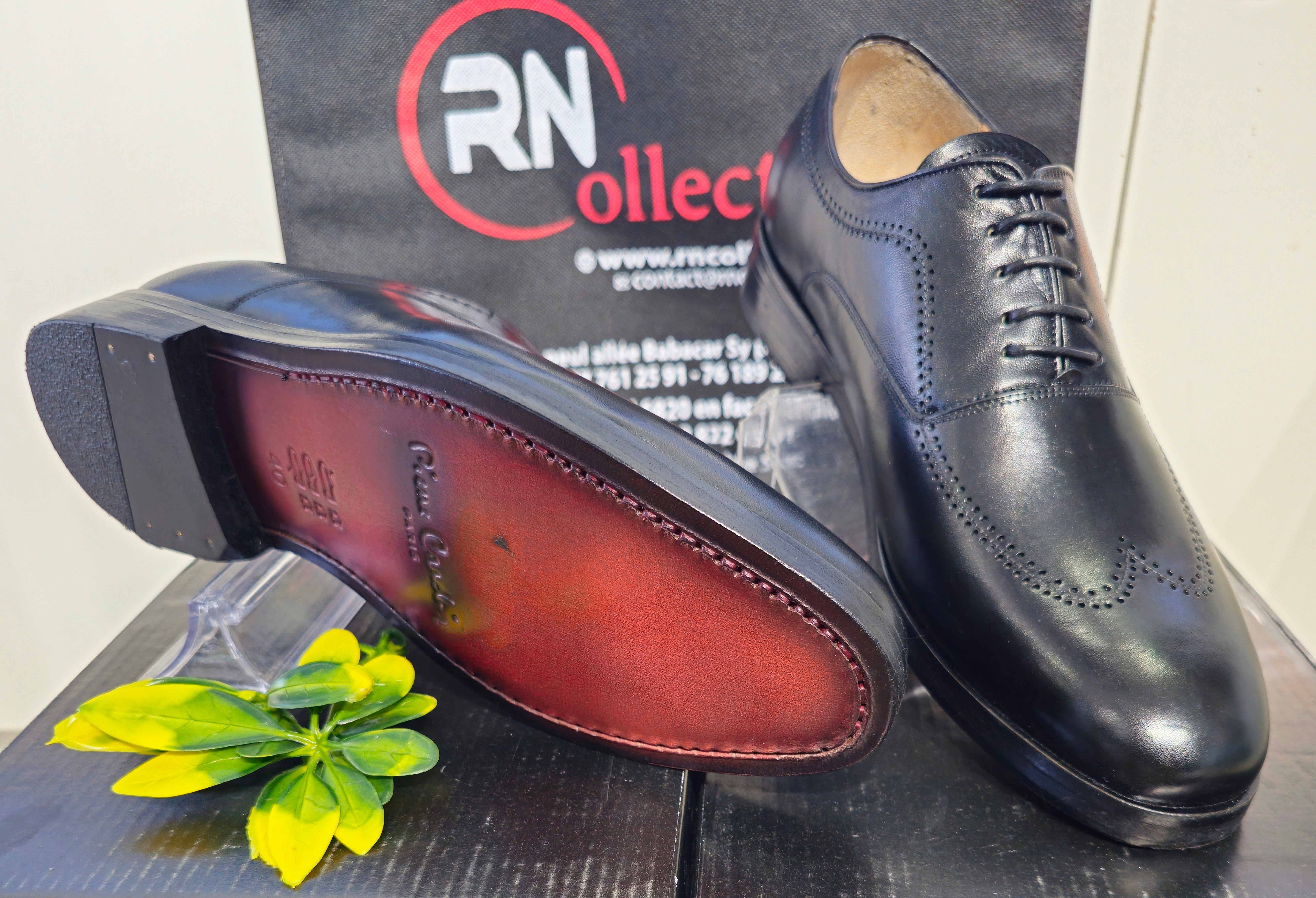 Chaussure Cuir 970# Noir