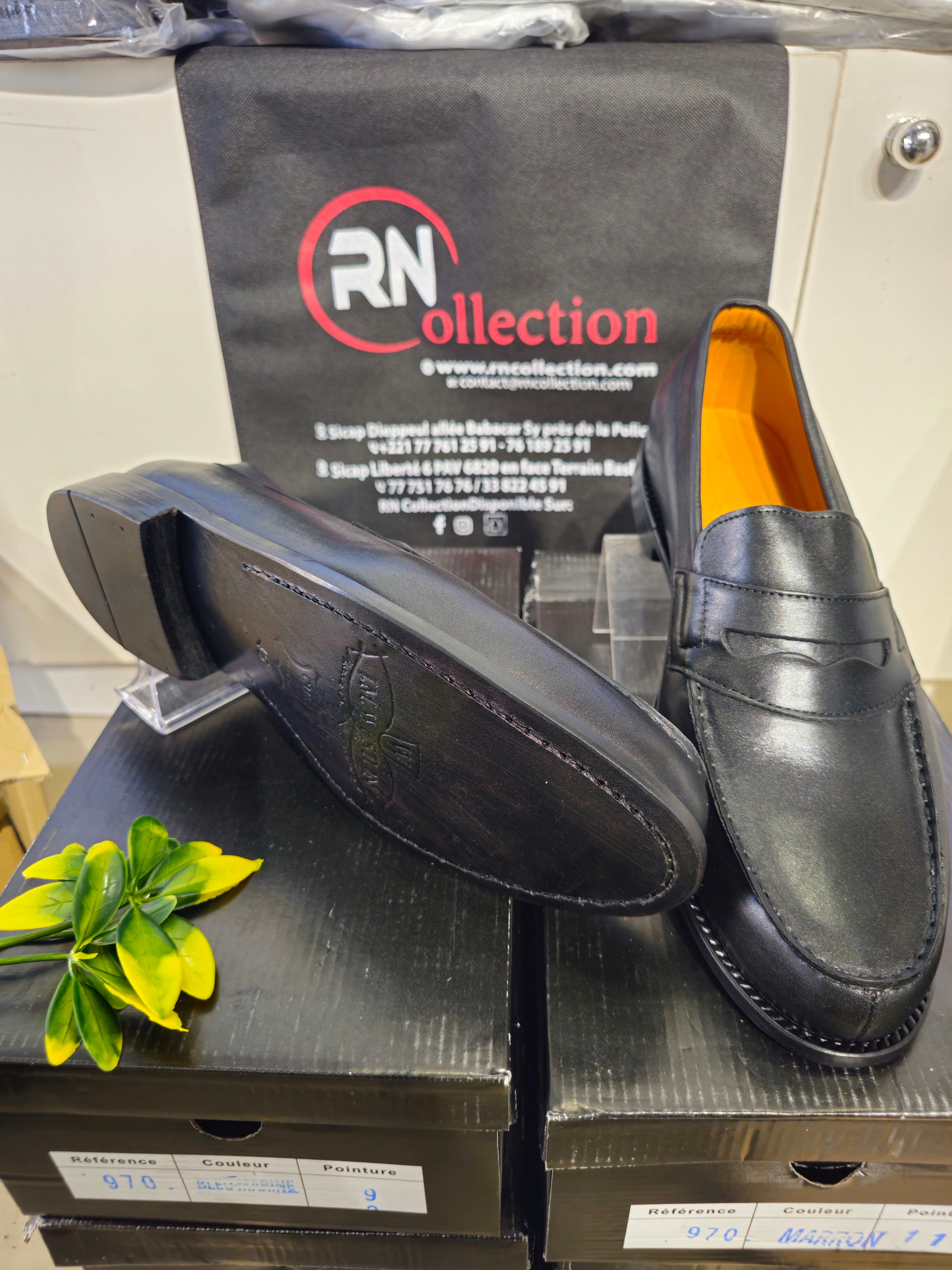 Chaussure Weston Noir Tallon Cuir