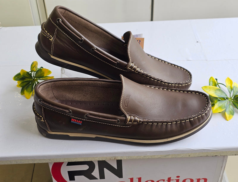 Mocassin sebago Cuir Marron